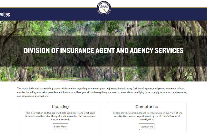 https://www.myfloridacfo.com/Division/Agents/#.VNge08azuEw